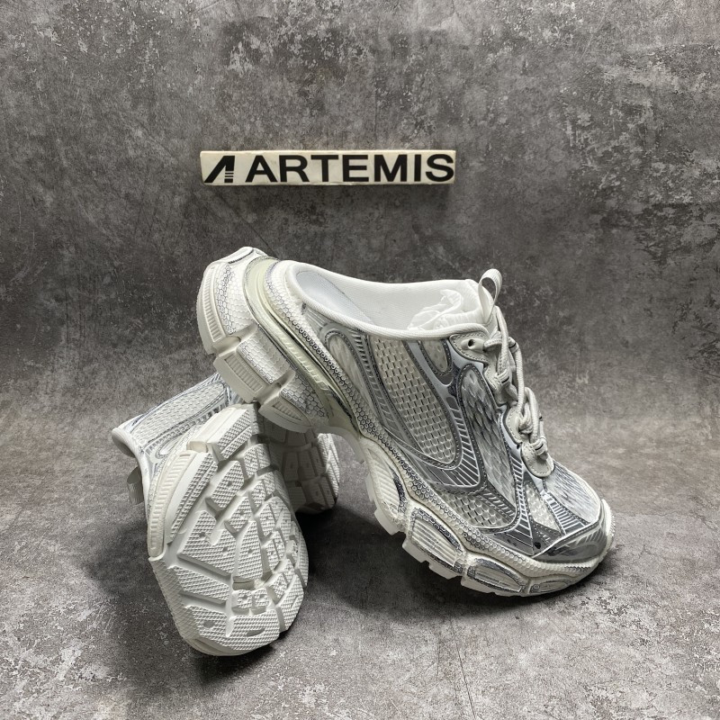 Balenciga 3XL Mule Sneakers in White