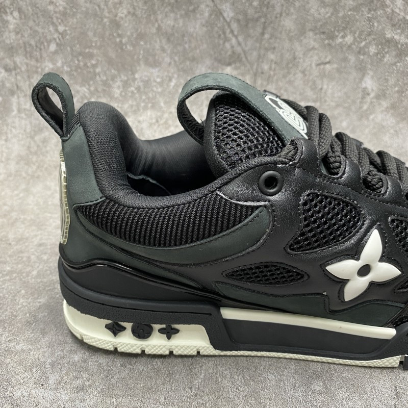 LV Skate Sneaker Black White