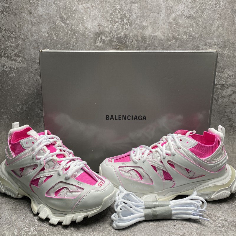 Balenciaga TRACK  SOCK White Pink