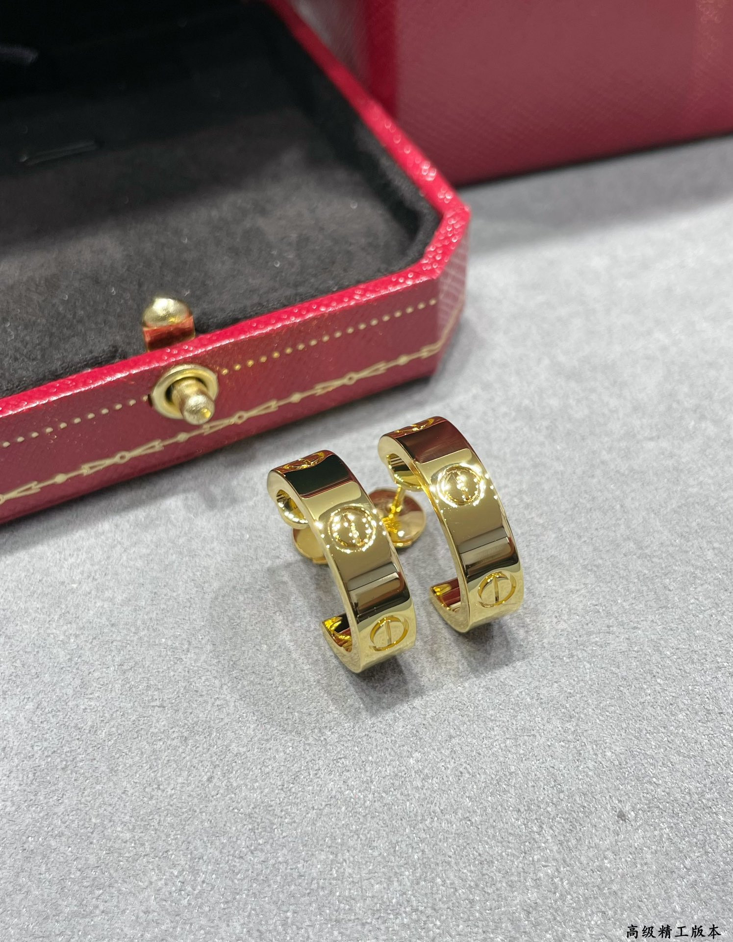 Cartier Wide glossy LOVE Earrings