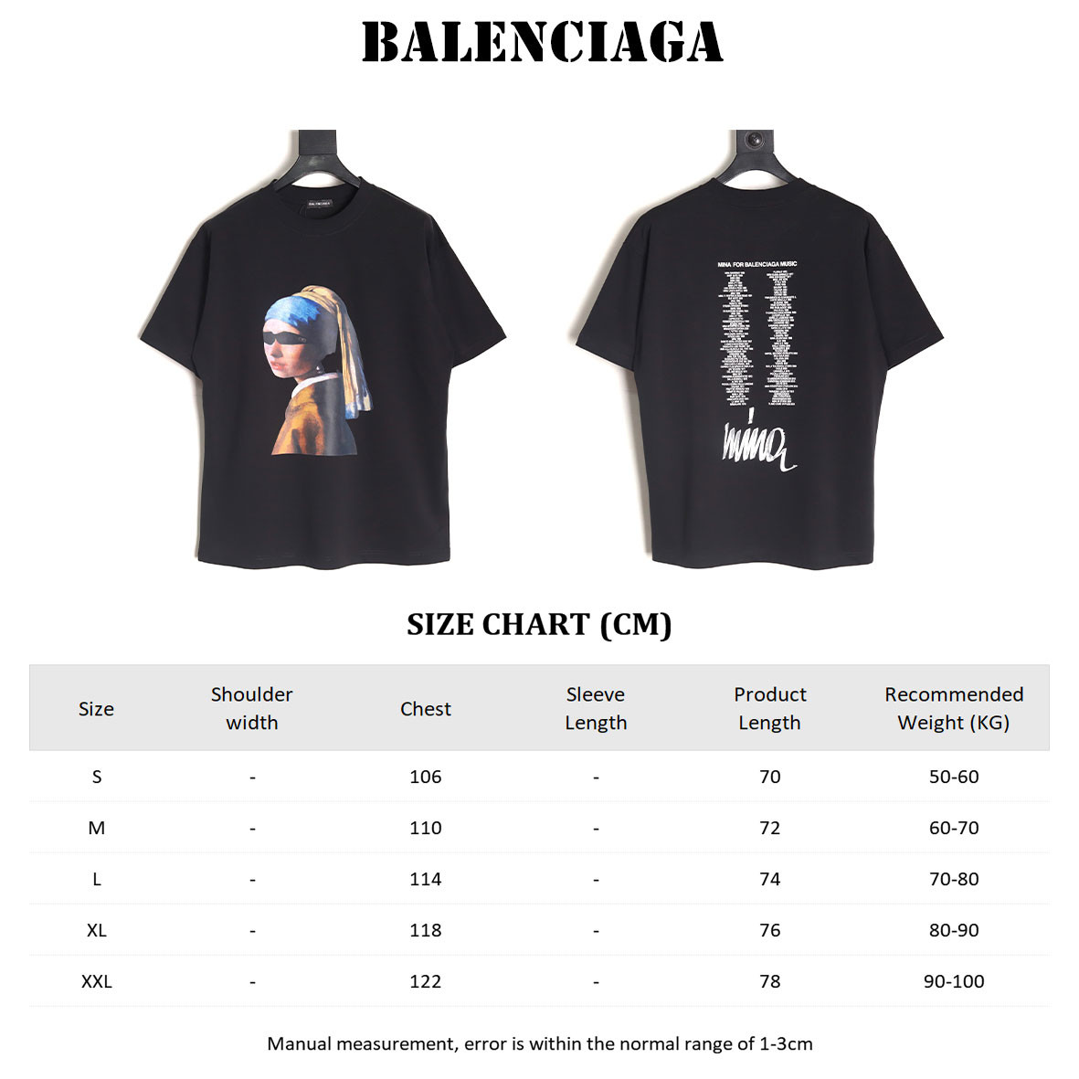 Balenciaga 25SS Short-sleeved T-shirt