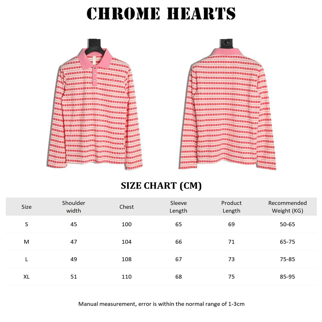 Ch*0me He**ts 25fw polo shirt