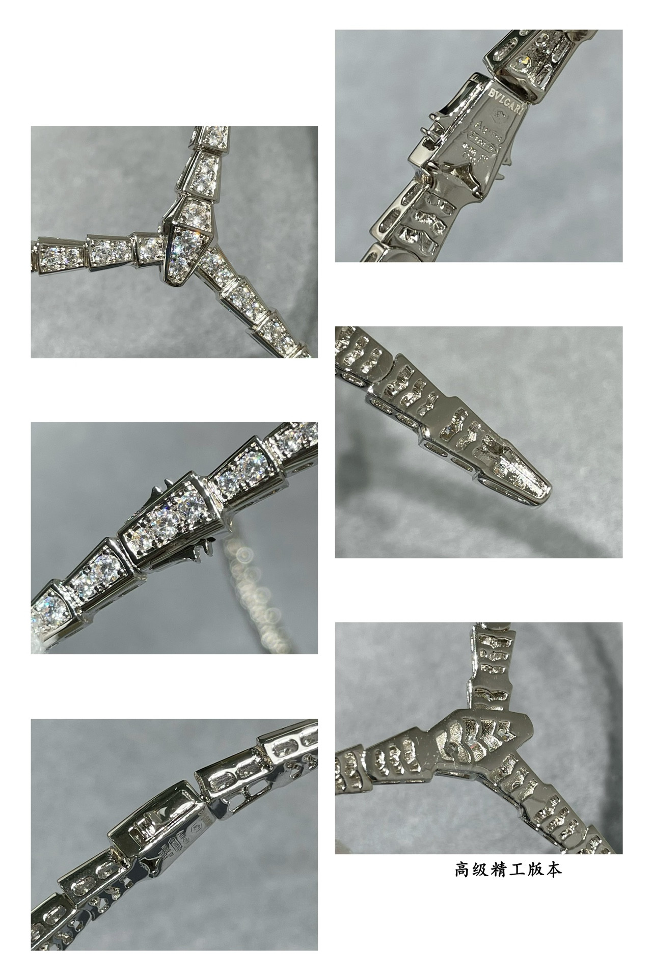 Bvlgari Thin snake Necklace(No refund or exchange)