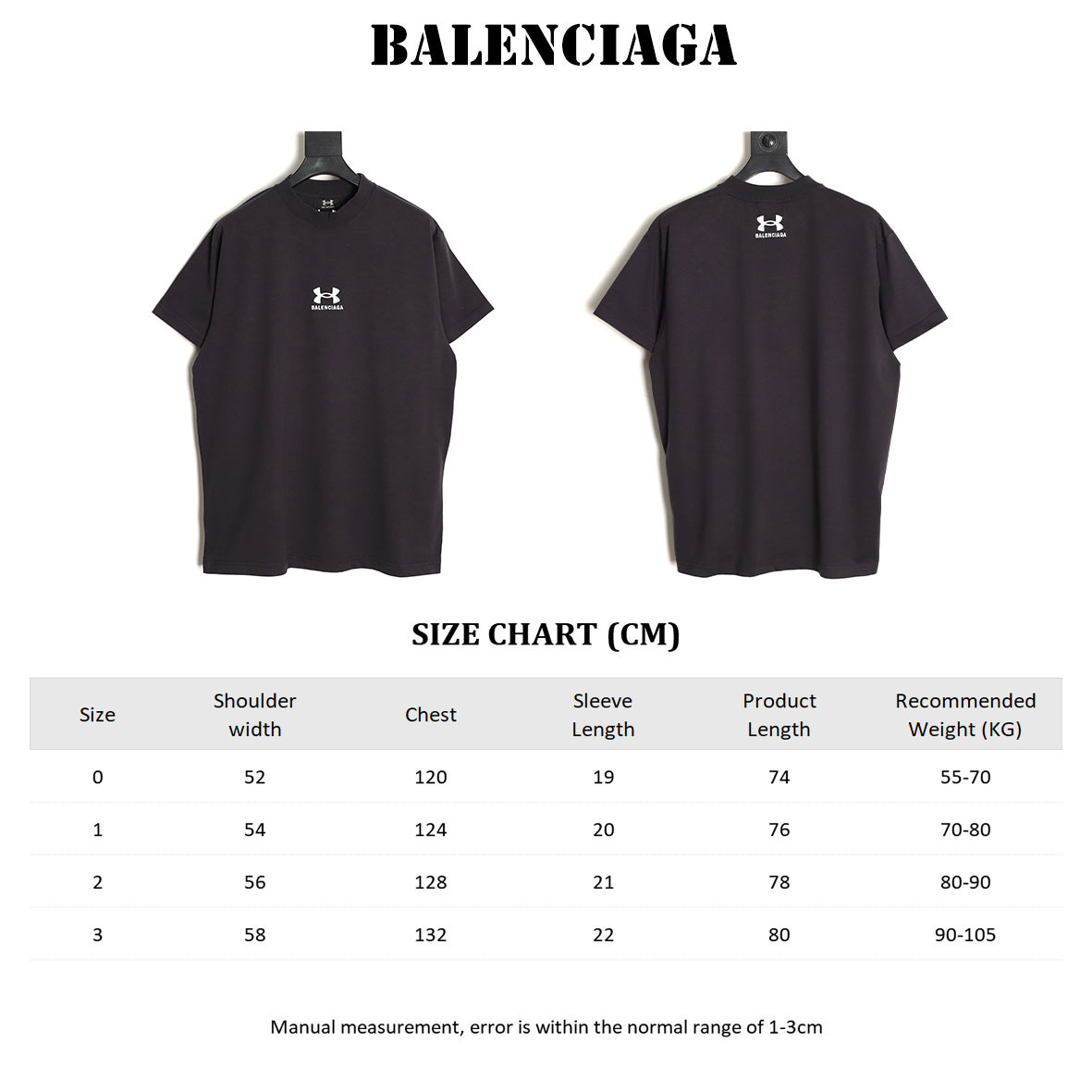 Balenciaga 25ss Short-sleeved T-shirt