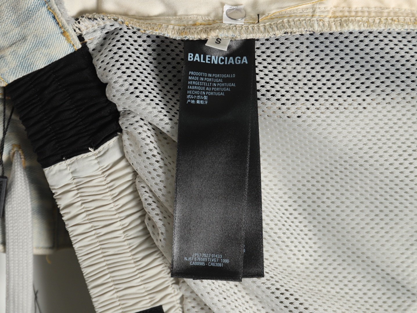 Balenciaga 25ss Patchwork Jeans