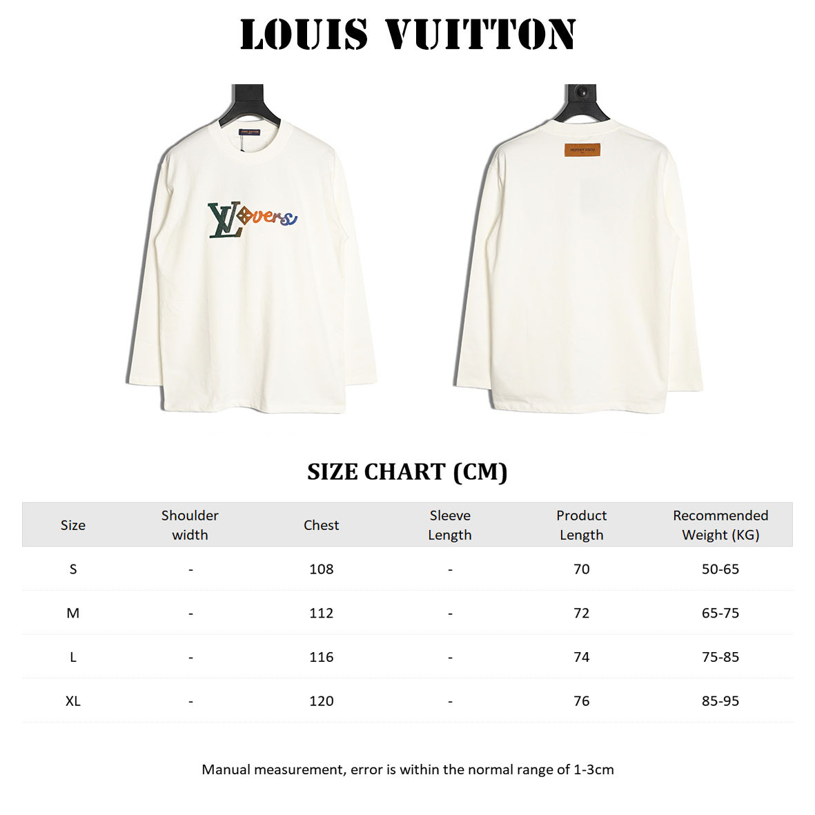 Louis Vuitton 25Fw Long-sleeved T-shirt
