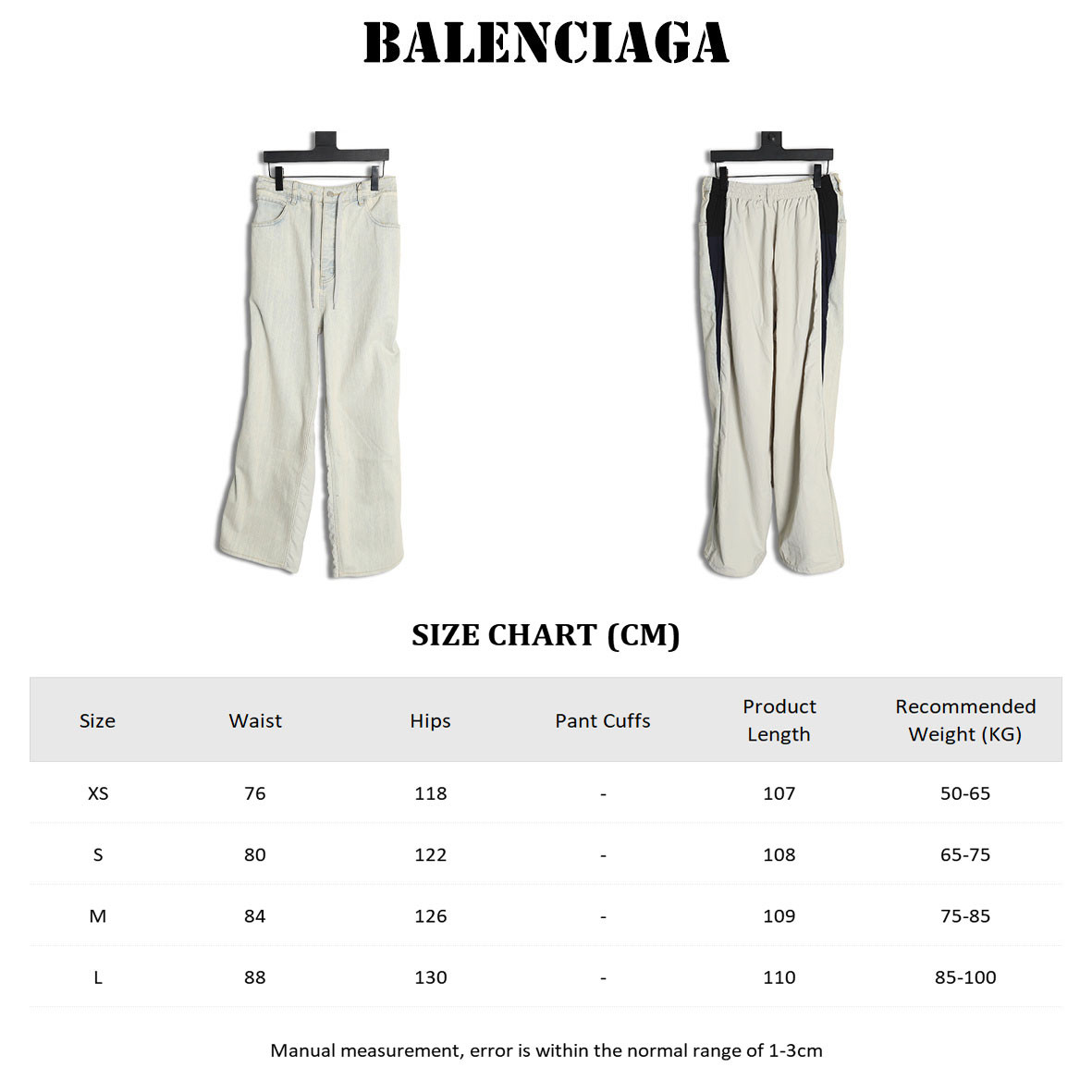 Balenciaga 25ss Patchwork Jeans