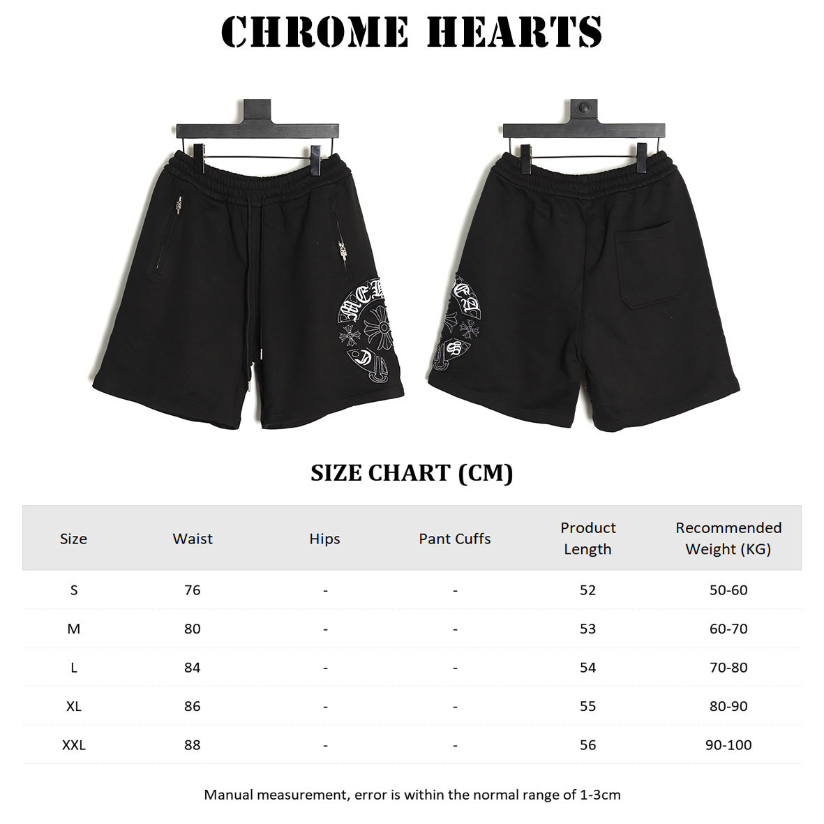 Ch*0me He**ts 24ss shorts