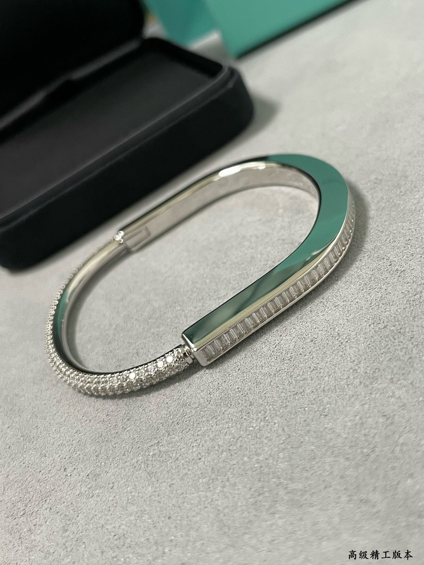 Tiffany & Co. T Lock Square Diamond Bracelet