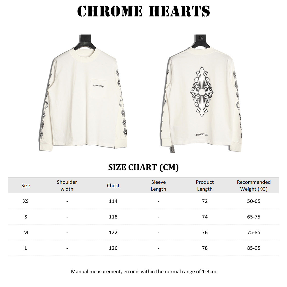 Ch*0me He**ts long-sleeved t-shirt