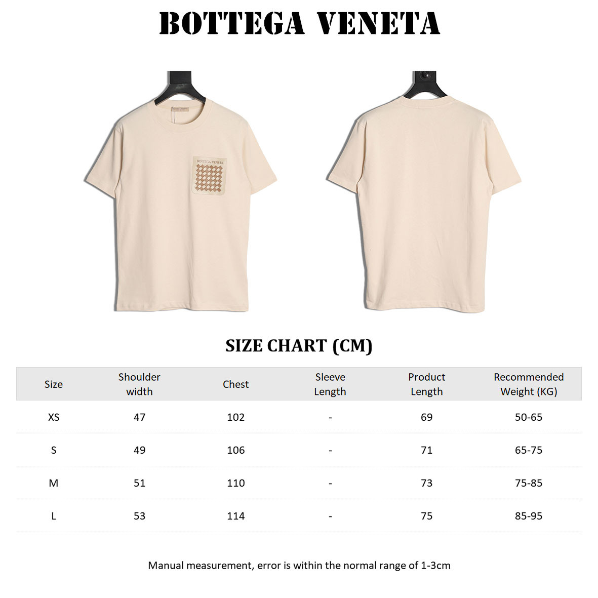 Bottega Veneta BV 25ss Short-sleeved T-shirt