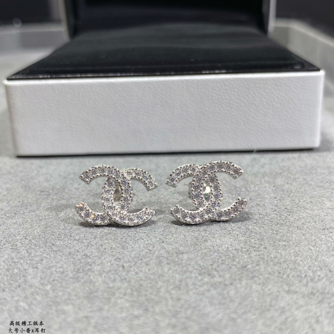 Chanel Large Chanel Earrings