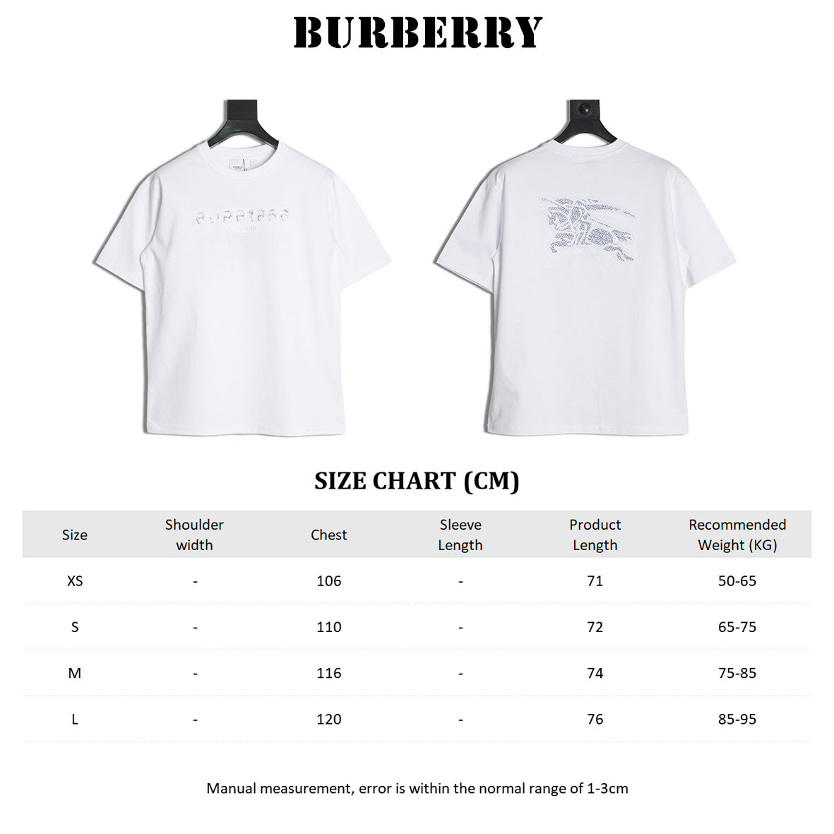 Burberry BBR 25SS Short-sleeved T-shirt