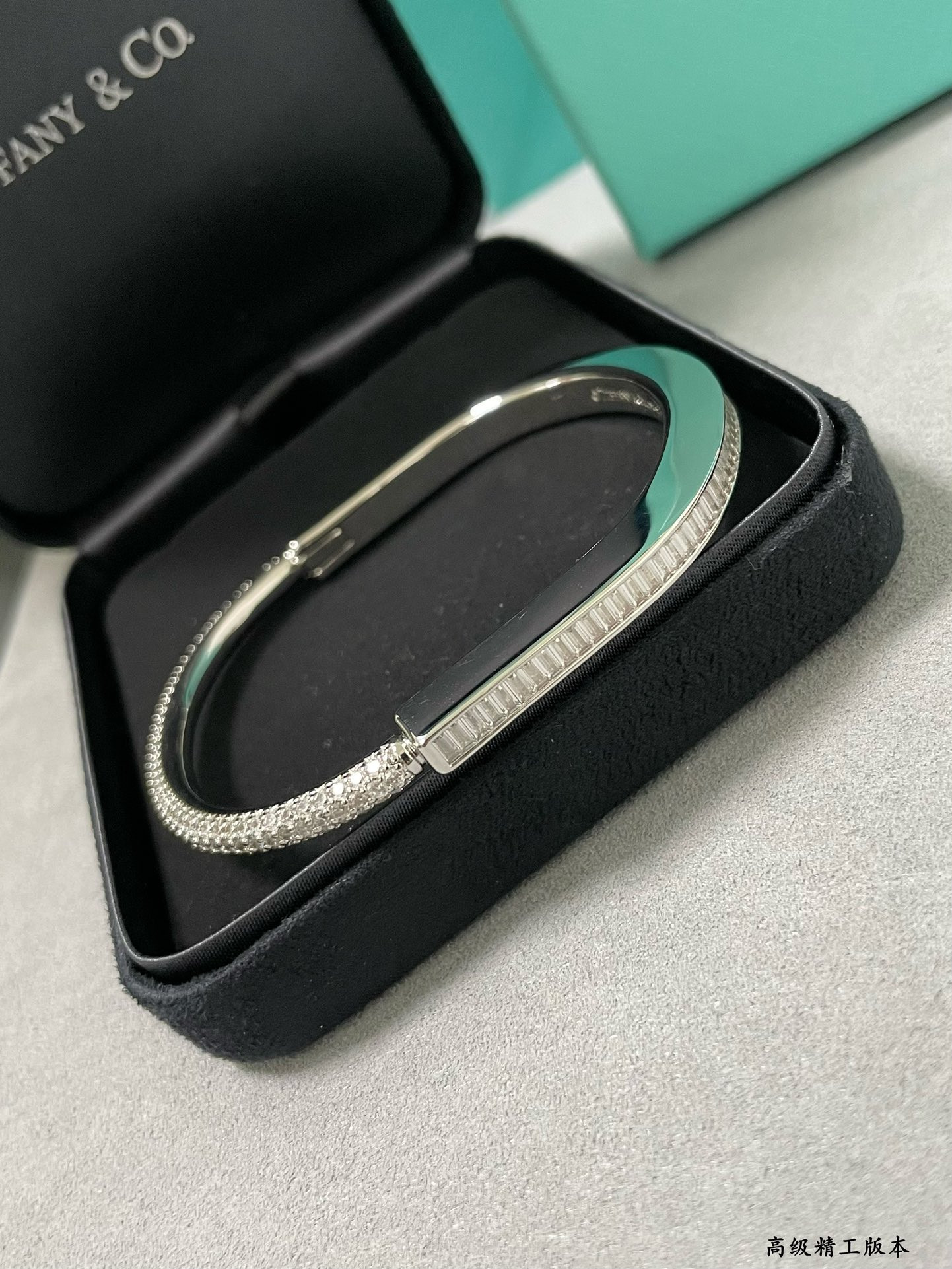 Tiffany & Co. T Lock Square Diamond Bracelet