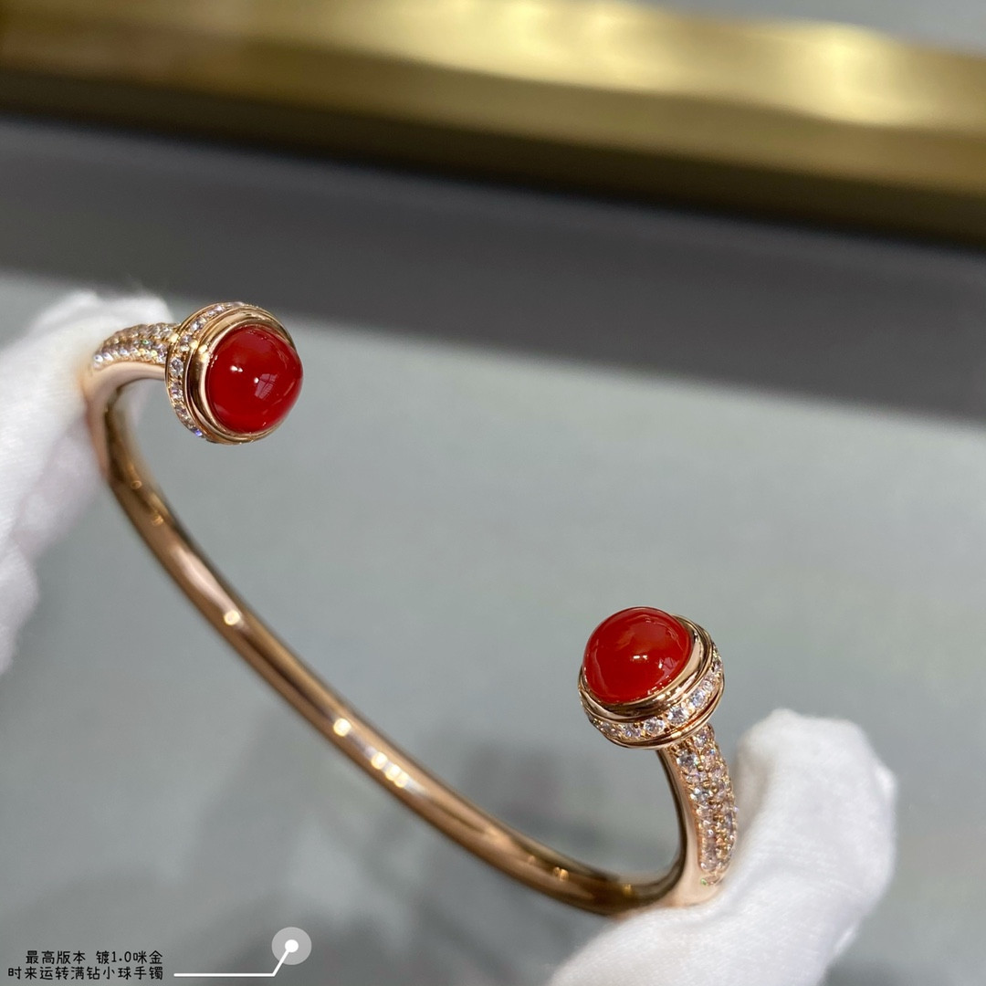 Piaget fully diamond-encrusted rotating ball Bracelet