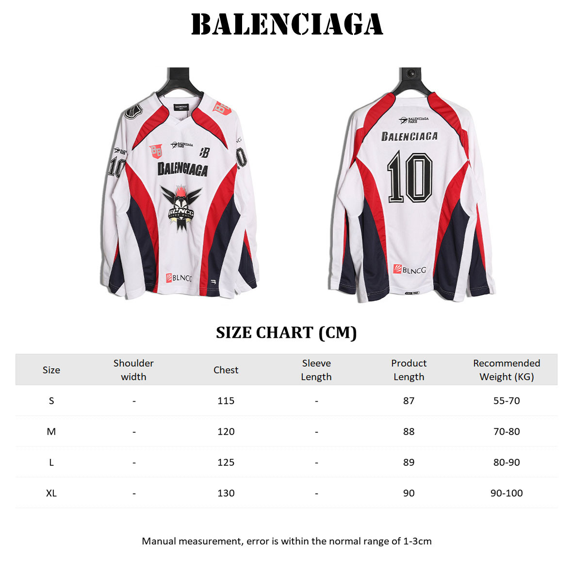 Balenciaga Long-sleeved T-shirt