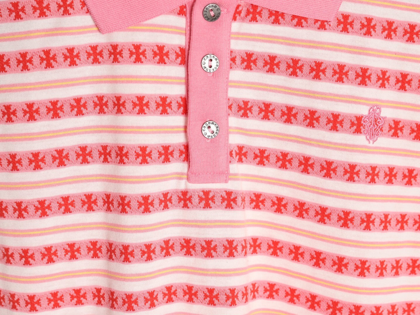 Ch*0me He**ts 25fw polo shirt