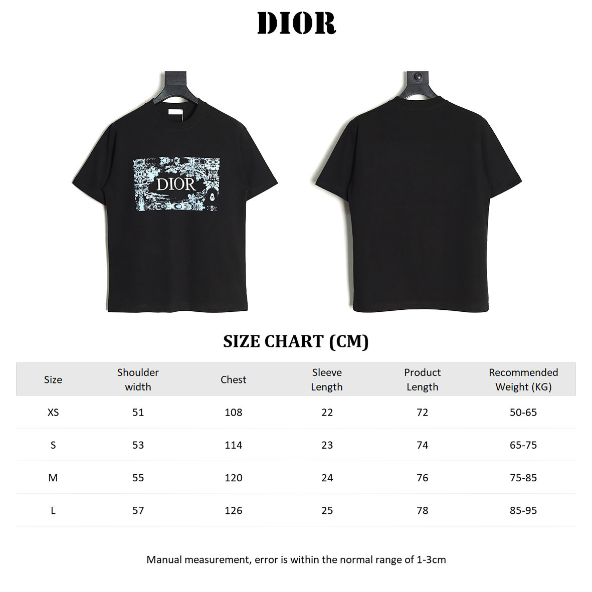 Dior 25SS Short-sleeved T-shirt