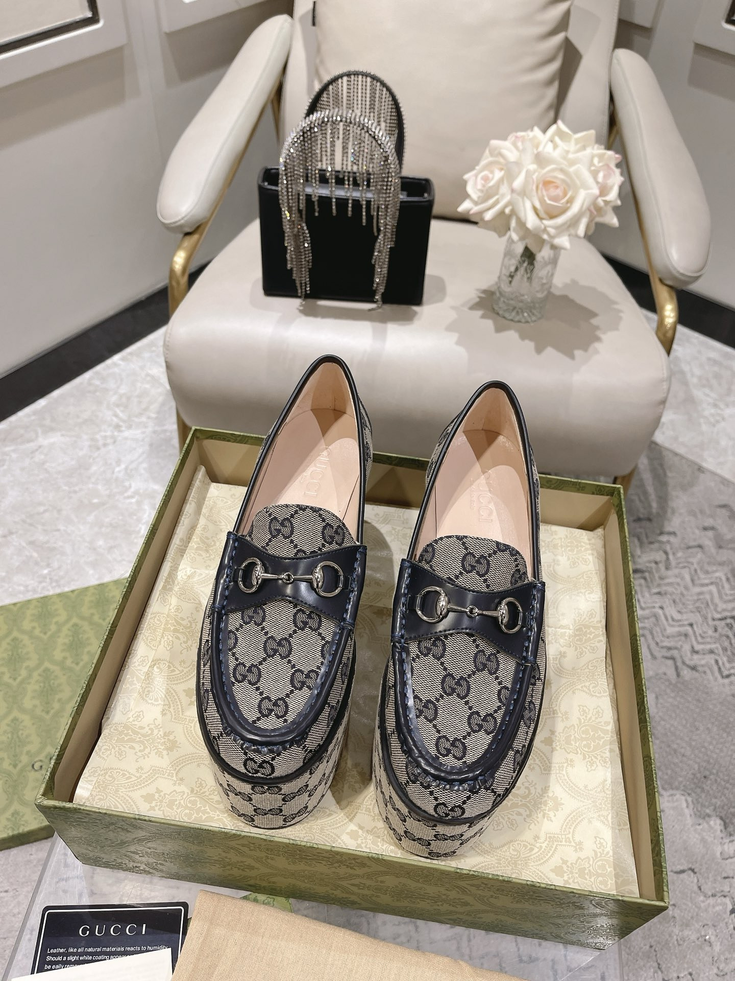 GUCCI HORSEBIT PLATFORM LOAFER