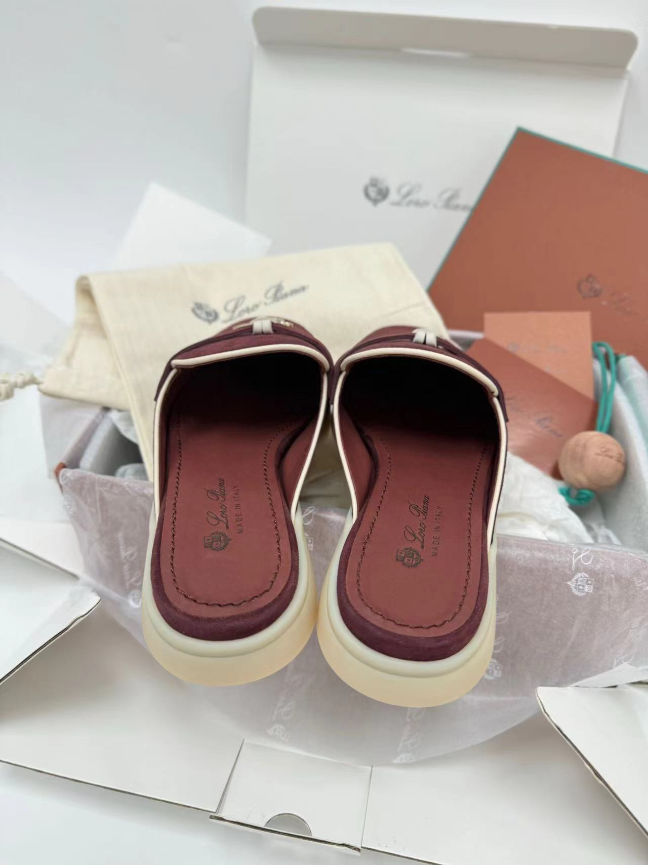 UA Loro Piana Babouche Charms Walk Moccasin Slipper Moccasin (Customized, No return No exchange)