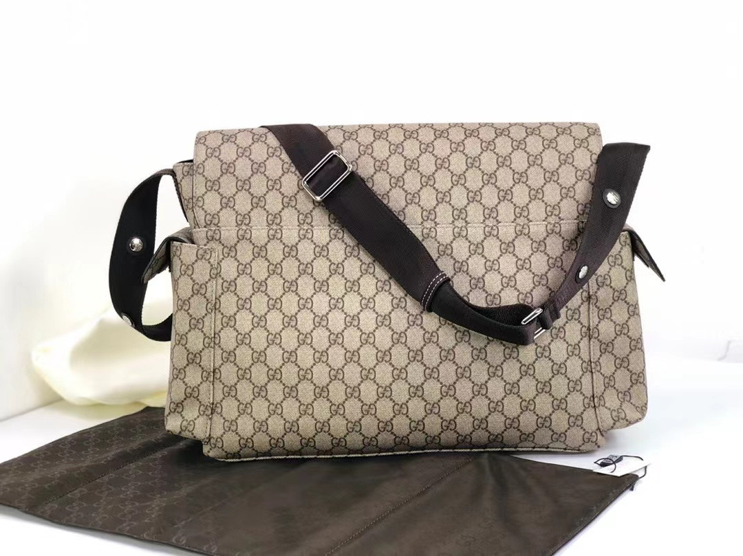 GUCCI GG PLUS DIAPER BAG 44x28x14cm