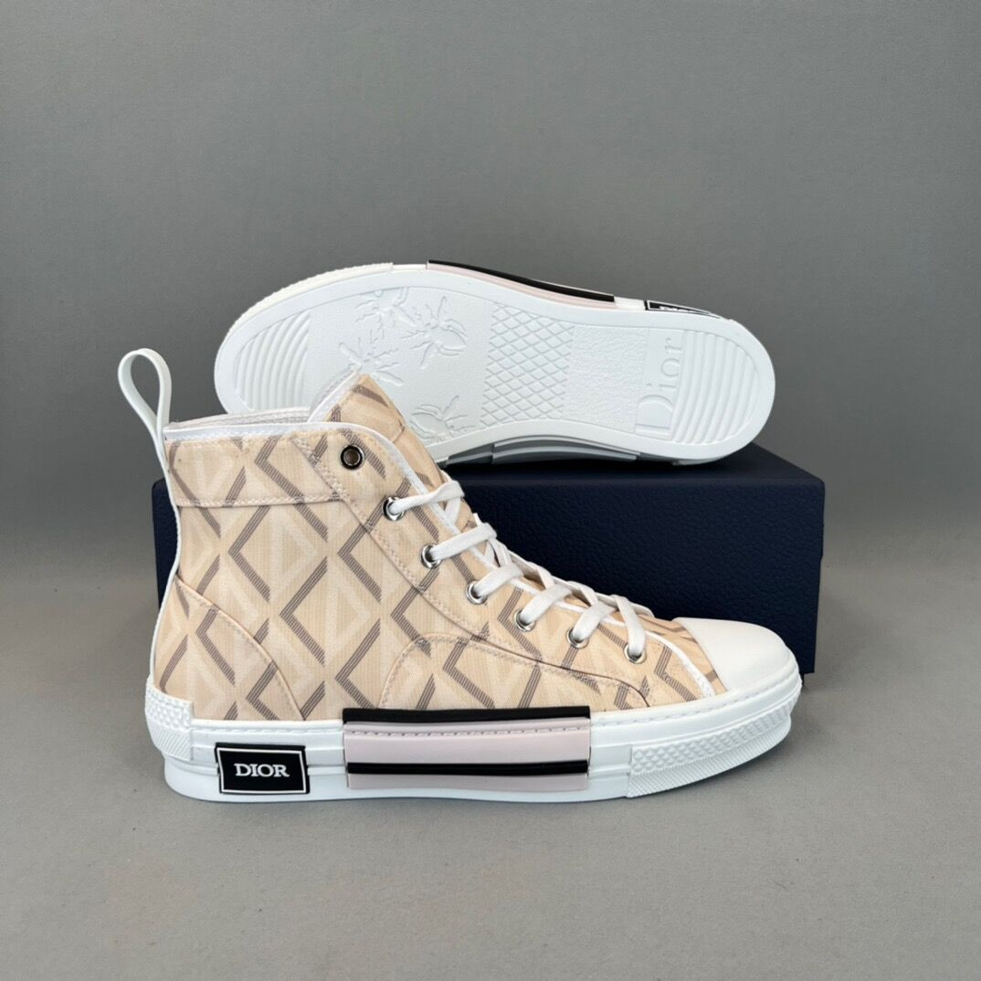 Dior B23 High Top Natural CD Diamond