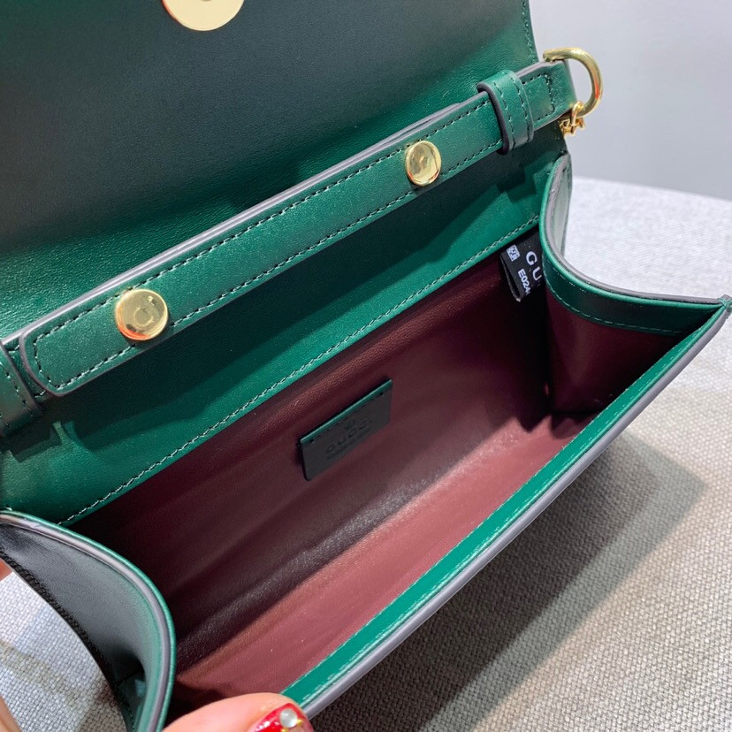 Gucci Zumi smooth leather mini shoulder bag