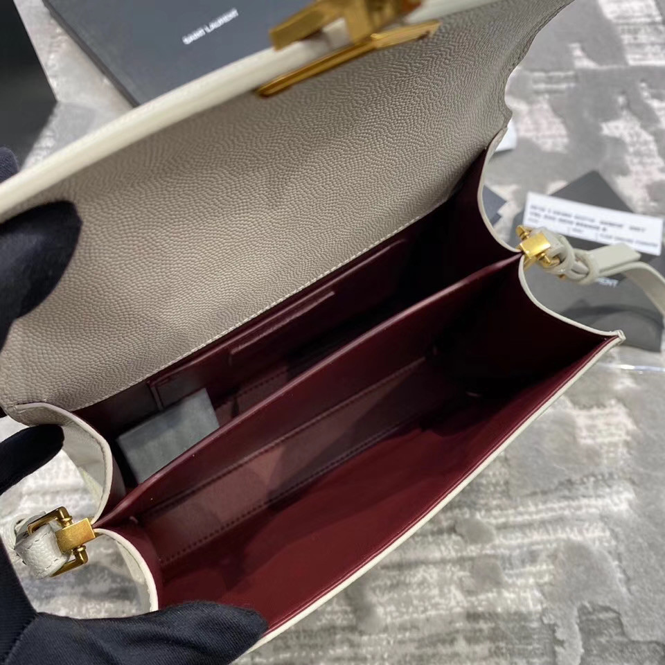 Small YSL Cassandra Monogra Clasp Bag