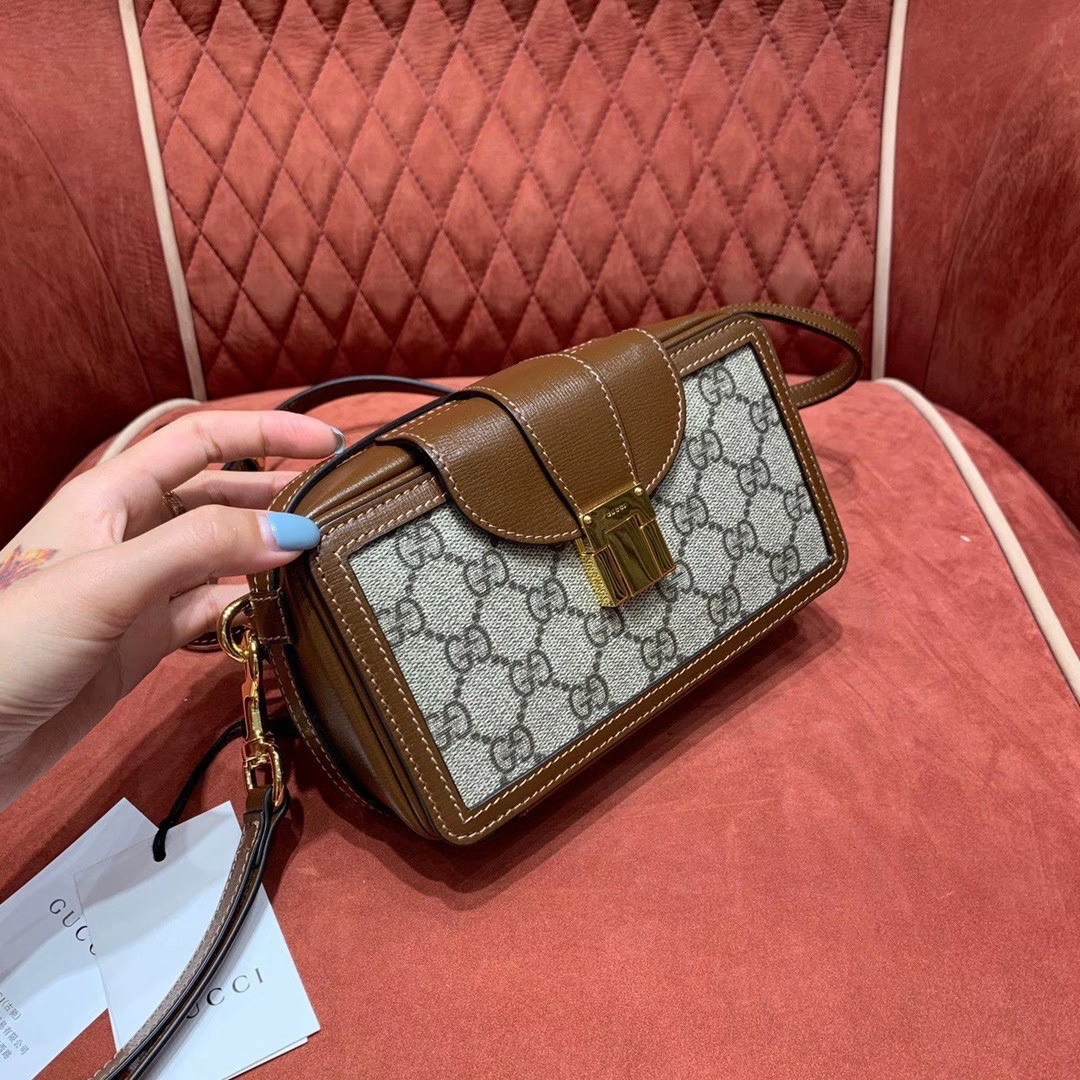 GUCCI GG mini bag with clasp closure