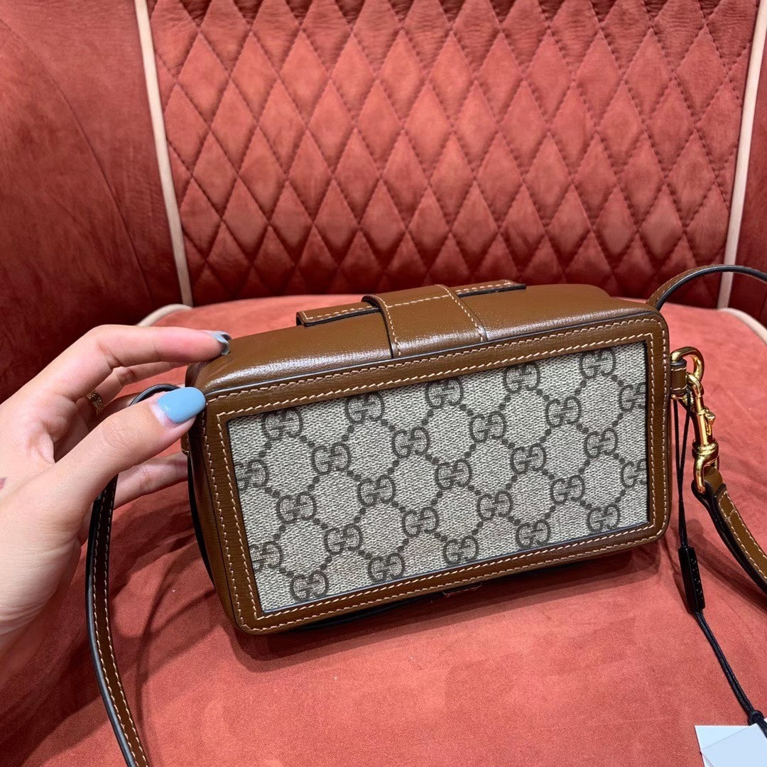 GUCCI GG mini bag with clasp closure