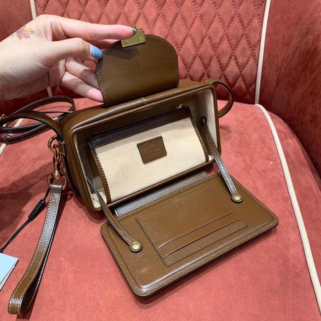 GUCCI GG mini bag with clasp closure