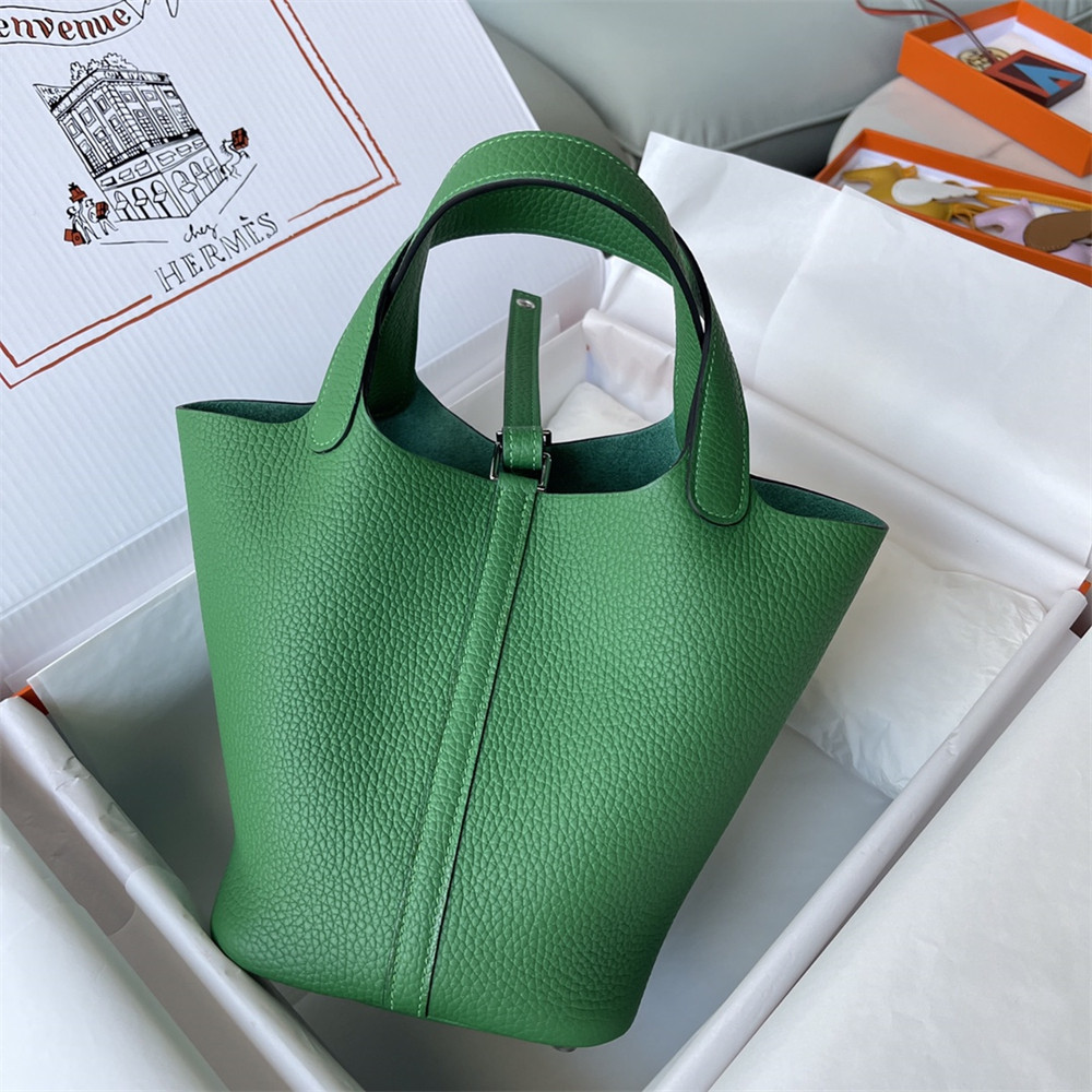 Hermès Picotin 18cm bamboo green without original box