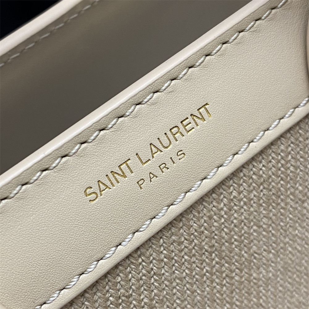 YSL SAC DE JOUR NANO IN CANVAS HANDBAG