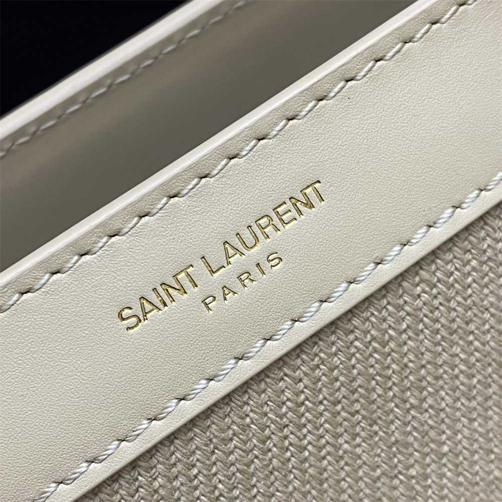 YSL SAC DE JOUR BABY IN CANVAS HANDBAG