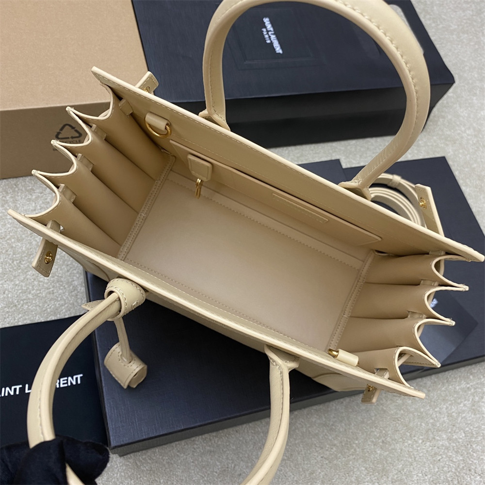 YSL SAC DE JOUR BABY IN CANVAS HANDBAG