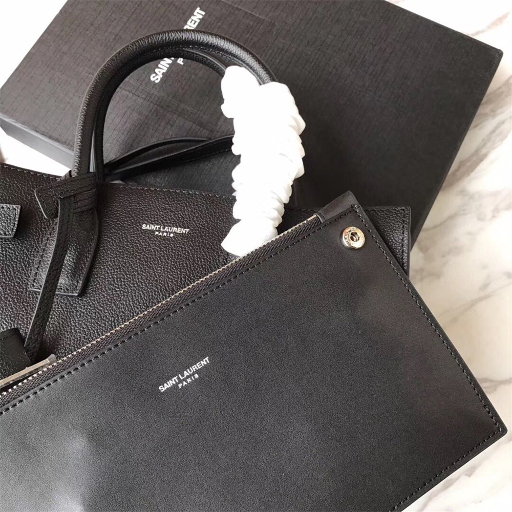 YSL SAC DE JOUR BABY IN GRAINED LEATHER