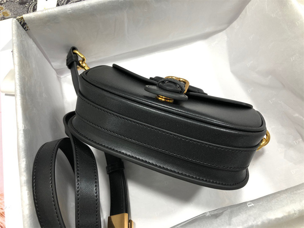 MEDIUM DIOR BOBBY BAG Black Box Calfskin