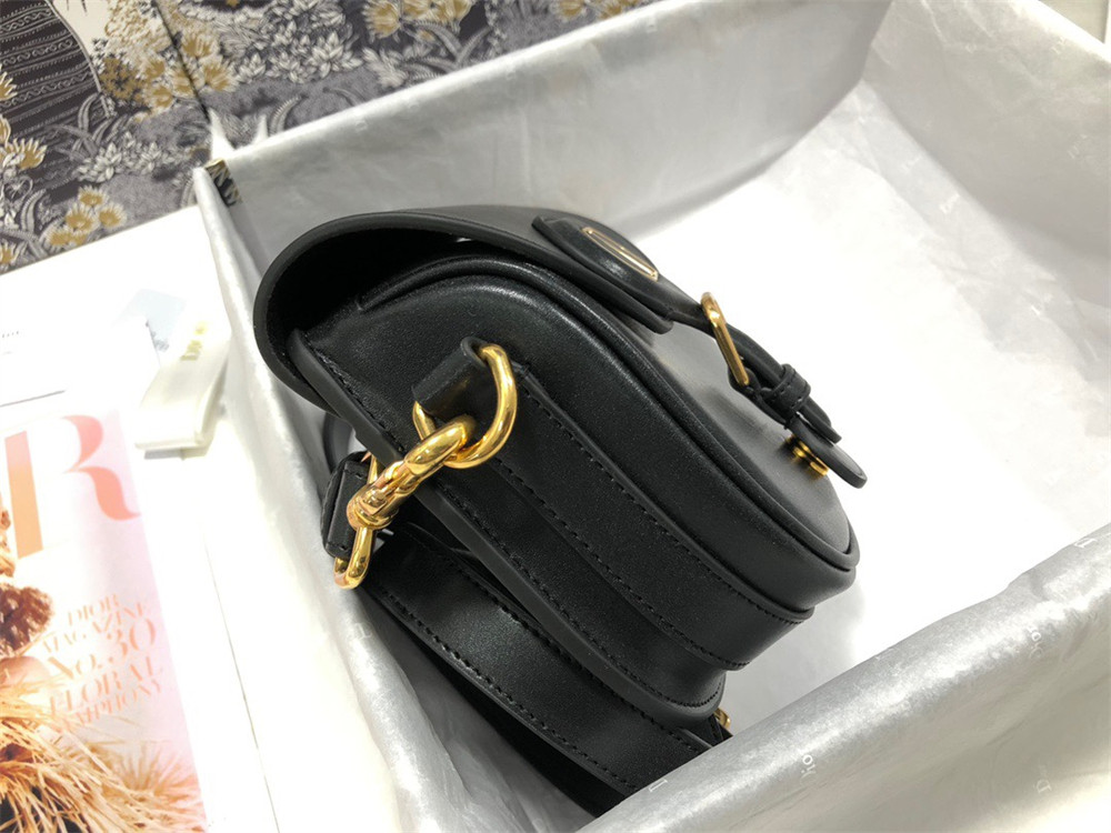 MEDIUM DIOR BOBBY BAG Black Box Calfskin