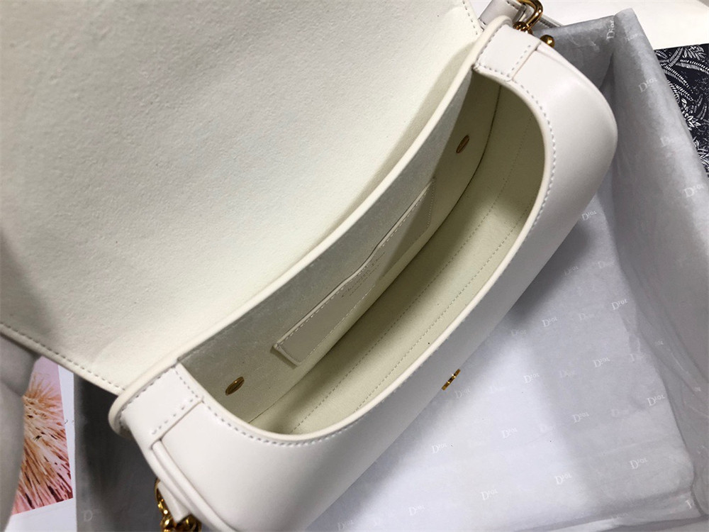 MEDIUM DIOR BOBBY BAG Latte Box Calfskin