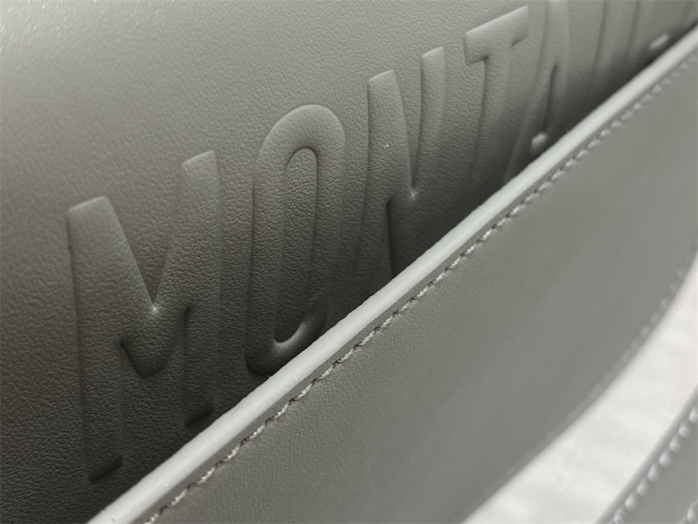 DIOR BOBBY EAST-WEST BAG Latte Box Calfskin Grey