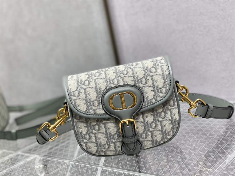 MEDIUM DIOR BOBBY BAG White Dior Oblique Jacquard