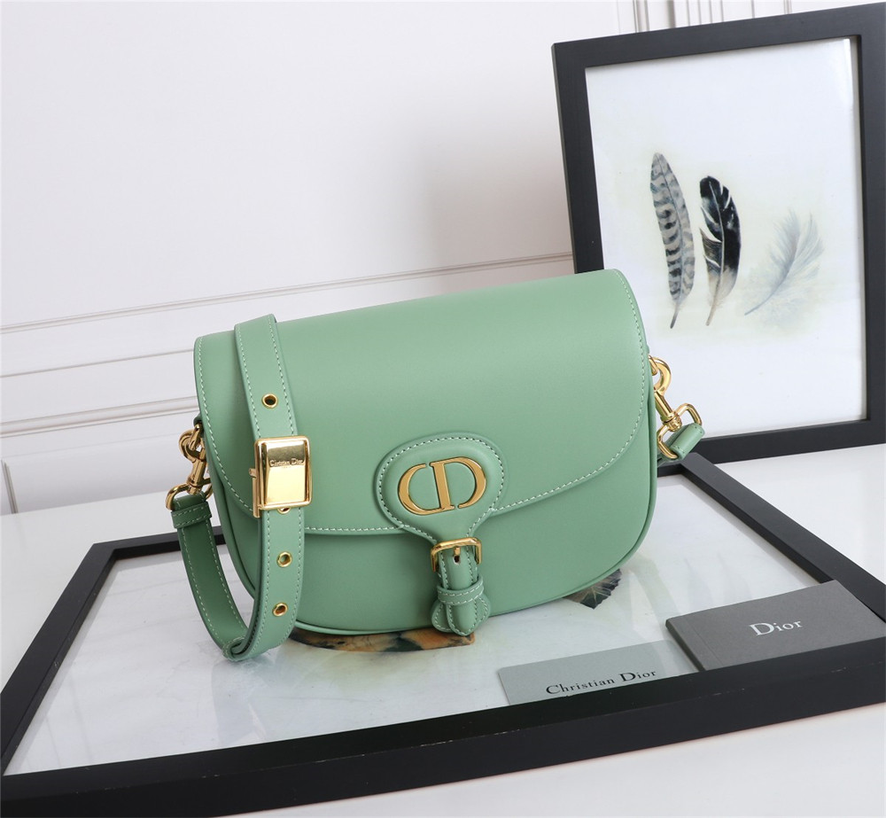 MEDIUM DIOR BOBBY BAG Green Box Calfskin