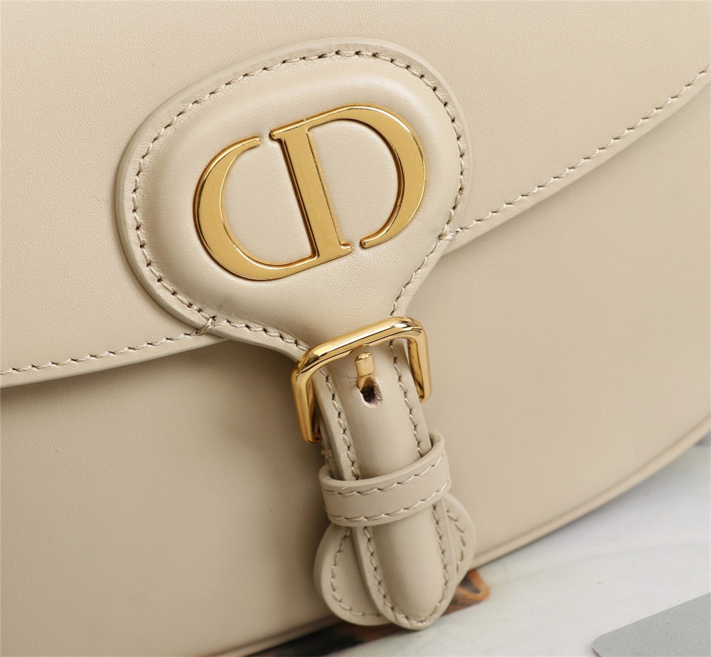 MEDIUM DIOR BOBBY BAG Beige Box Calfskin