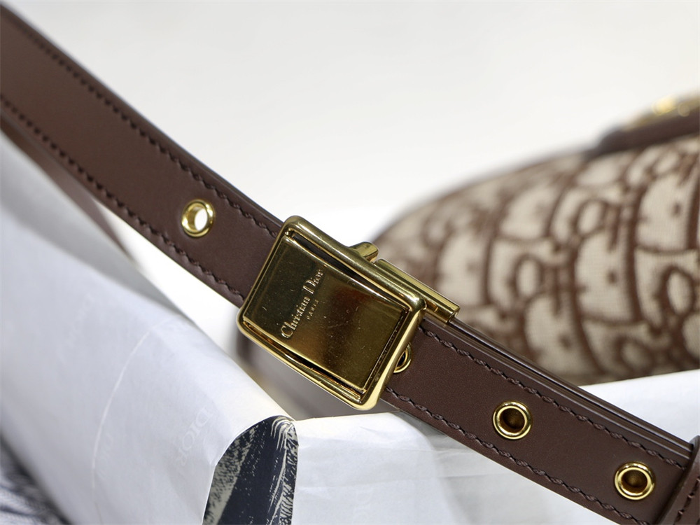 MEDIUM DIOR BOBBY BAG brown Dior Oblique Jacquard