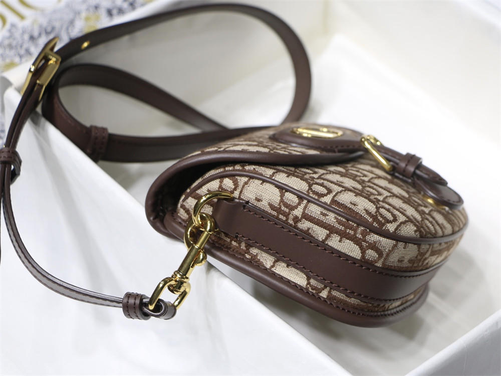 MEDIUM DIOR BOBBY BAG brown Dior Oblique Jacquard