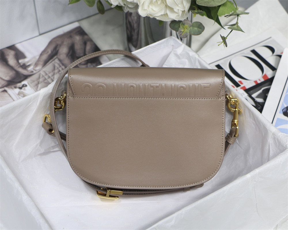 MEDIUM DIOR BOBBY BAG brown Box Calfskin