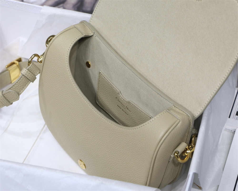 MEDIUM DIOR BOBBY BAG Apricot Grained Calfskin
