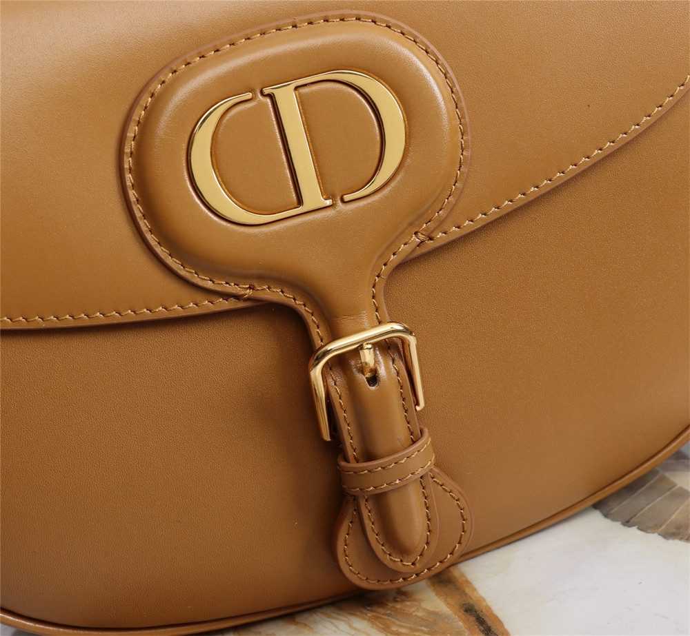 LARGE DIOR BOBBY BAG Caramel Box Calfskin