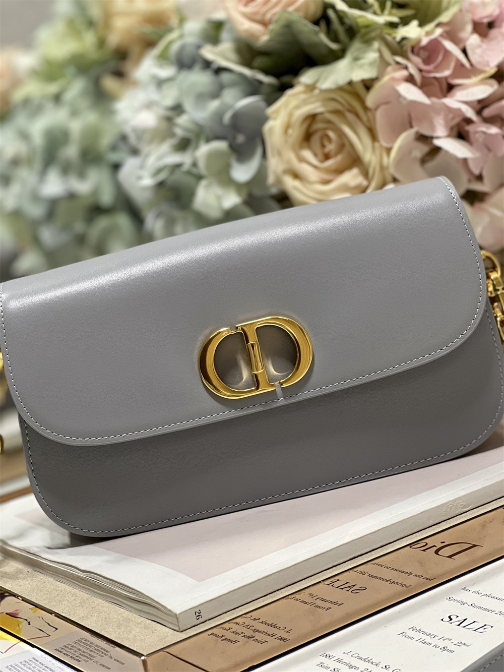 Dior 30 Montaigne Avenue Grey 22.5 x 12.5 x 6.5 cm