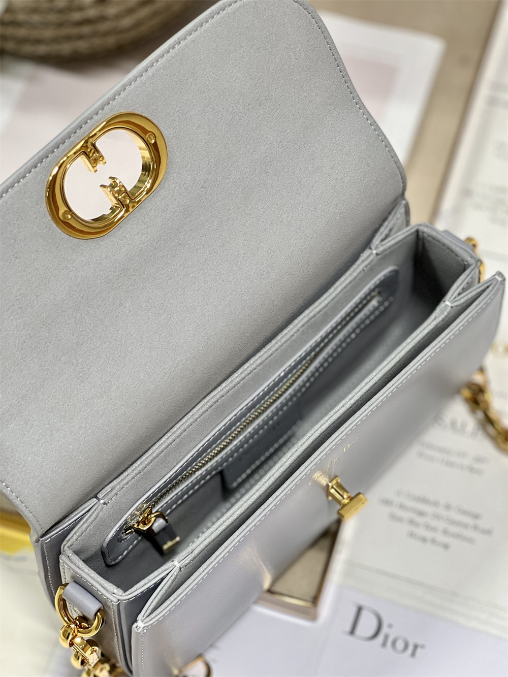 Dior 30 Montaigne Avenue Grey 22.5 x 12.5 x 6.5 cm